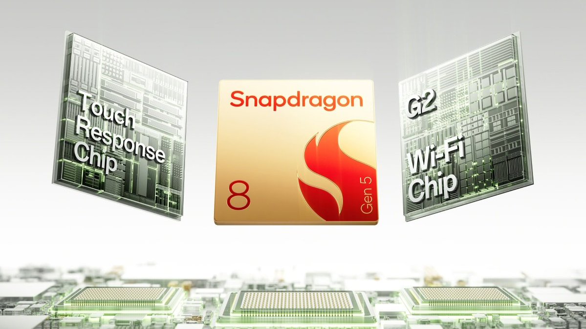 geekabhishek_'s tweet image. Confirmed specs for #OnePlus15R &amp;amp; they’re wild:
• Snapdragon 8 Gen 5 (world’s first launch)
• Triple Chip Tech ft. G2 Wi-Fi + Touch Response Chip
• 165Hz 1.5K AMOLED
• Detailmax Engine w/ OnePlus 15’s full camera stack
Power + photography = R Series perfection. 🔥