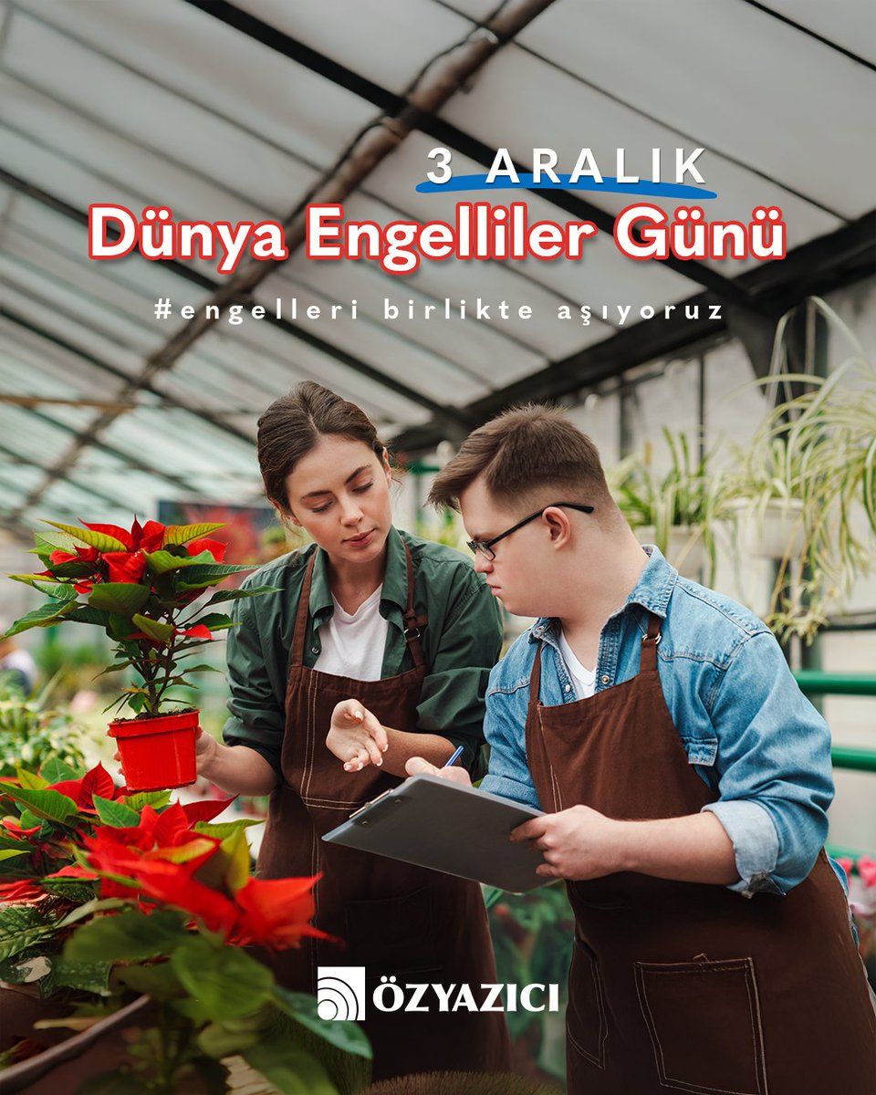 Sevgi ve dayanışma bütün engelleri aşmaya yeter! Engelsiz bir dünya dileğiyle…
#Özyazıcıİnşaat