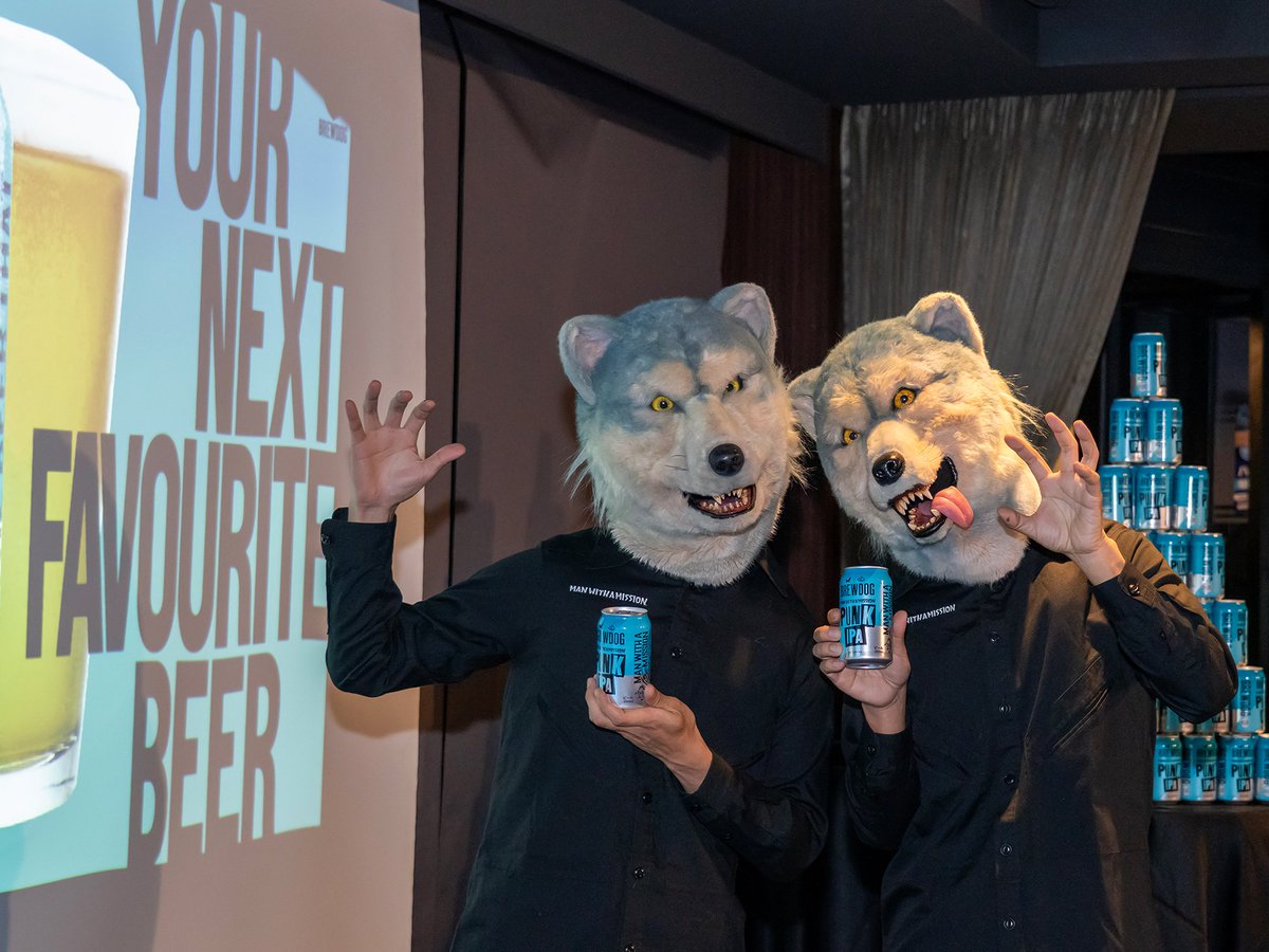 新発売】BREWDOG×MAN WITH A MISSIONコラボデザインのPUNK IPAが本日12