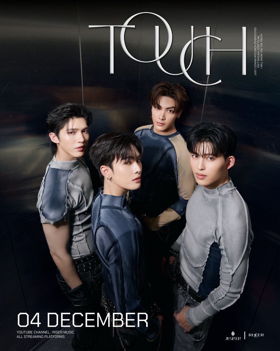 JASP_ERofficial's tweet image. TOUCH ♦️ JASP.ER

RELEASE ON 04.12.2025 

📺 YOUTUBE: RISER MUSIC

#JASPER_Touch
#JASPER
#RISERMUSIC