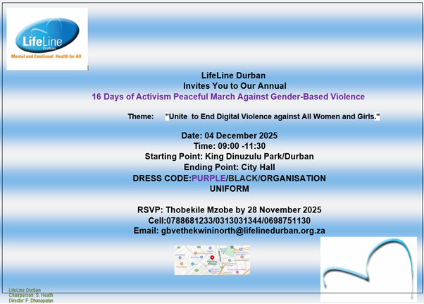 LifeLine Durban tweet media