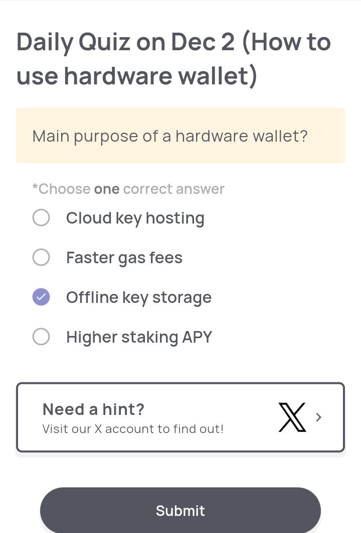 churchi_blaq's tweet image. DECEMBER 2nd, 2025
1) #SyntaxVerse quiz answer for today 🎯
2) #Xenea wallet #quiz answer for today  ✅
3) #Marina protocol quiz #answer 🔥
4) #SpurProtocol quiz answer 👌

Time to contribute and stack with 👇
@SIXR_cricket