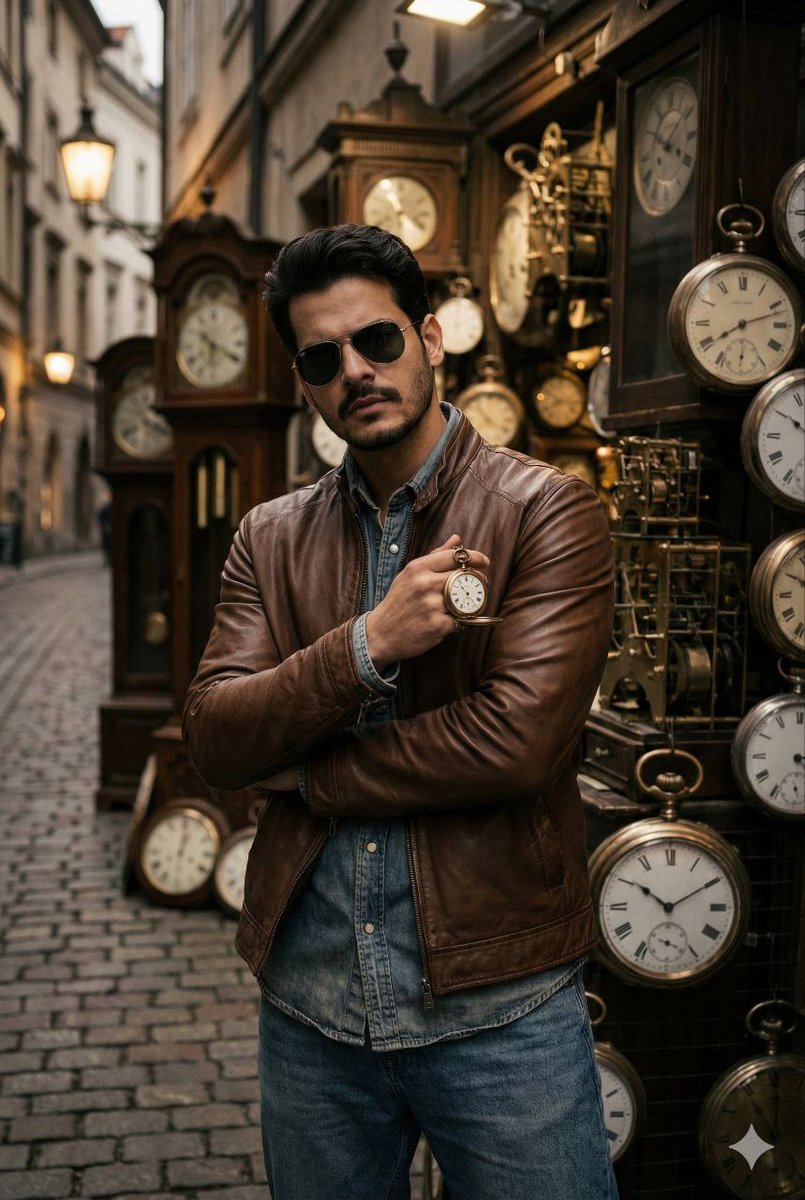 Timeless Elegance: Vintage Portrait in Cinematic Style