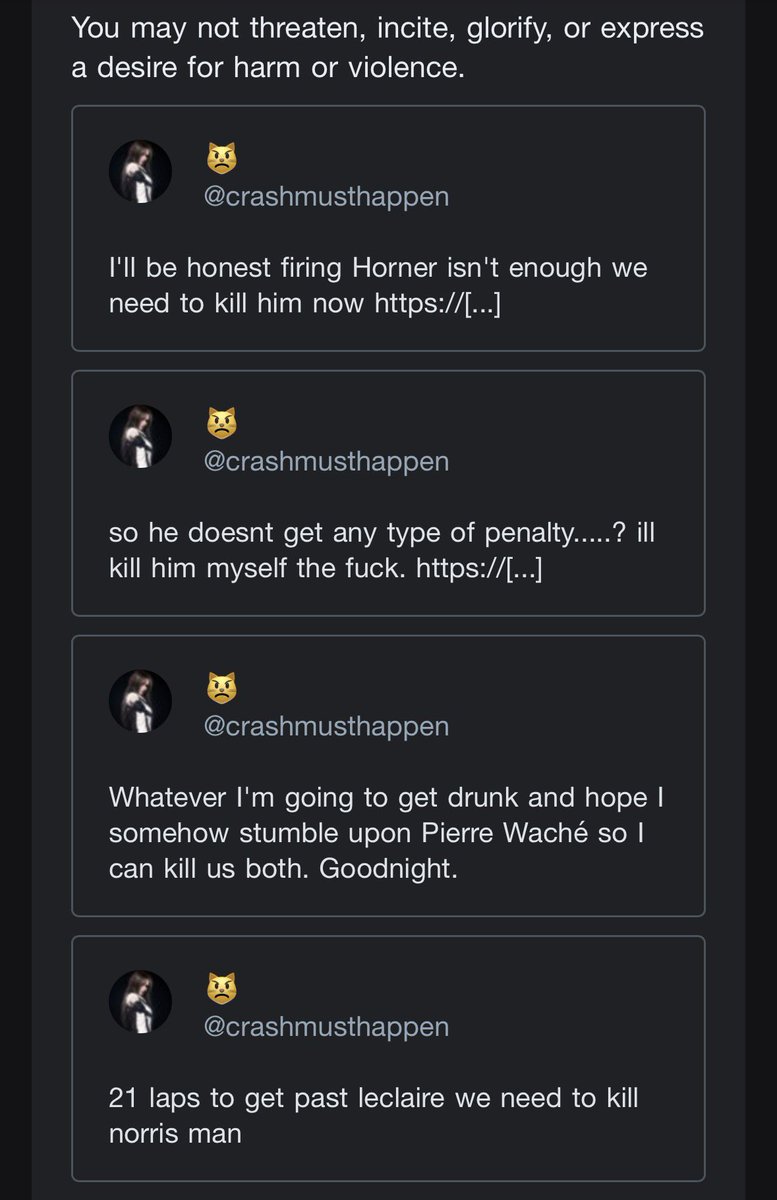 killverstappen's tweet photo. they wanted me GONE damn... https://t.co/gWkpHqv9Kz