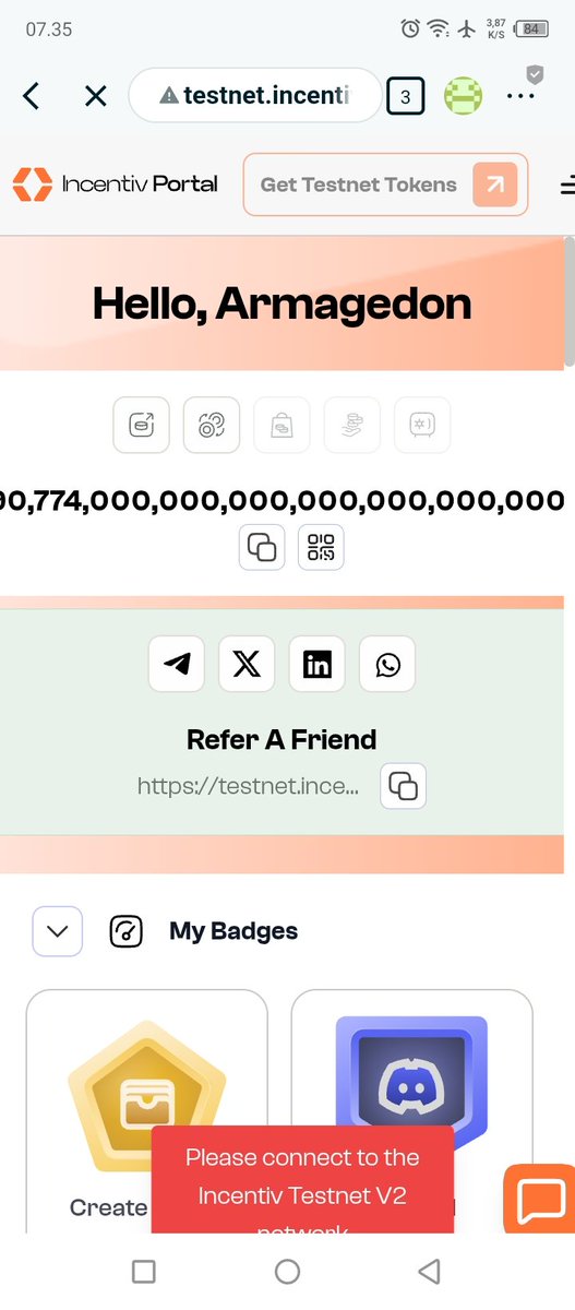 hokage56601's tweet image. ✨ #ProofOfFriend
Here’s my best on-chain partner in Testnet V2! 🤝@Sanusi89980 
We spam swaps &amp;amp; send tokens together every day ⚡
In my opinion, the WalletContacts feature in @Incentiv_net is super helpful—faster TXs, organized contacts, and no more copy-pasting addresses 🔥
🫂