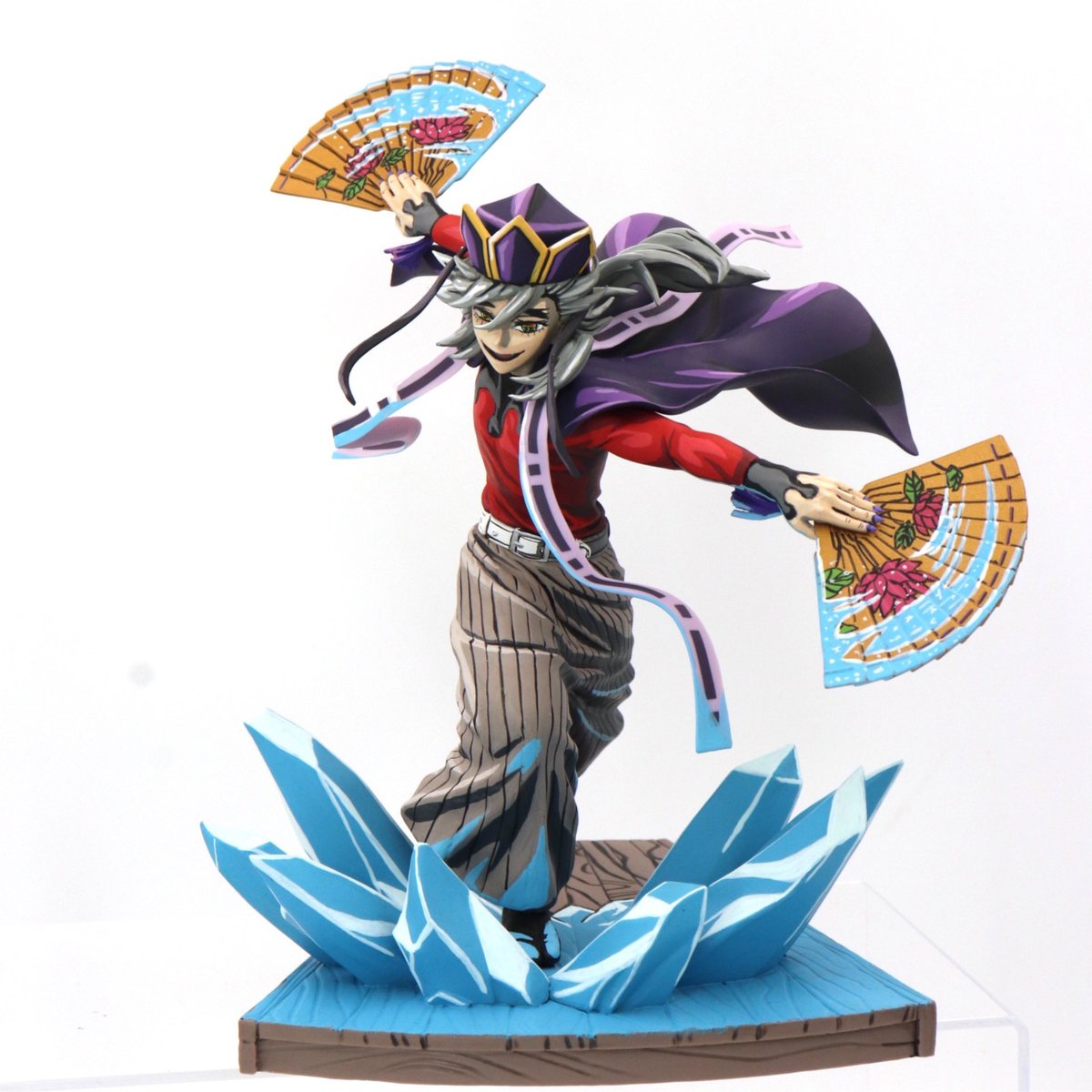 二次元塗装 リペイント☆ 鬼滅の刃 童磨 grandista 一番くじ 鬼滅の刃