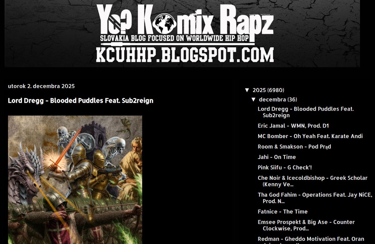 New Audio
Lord Dregg - Blooded Puddles Feat. Sub2reign kcuhhp.blogspot.com/2025/12/lord-d…