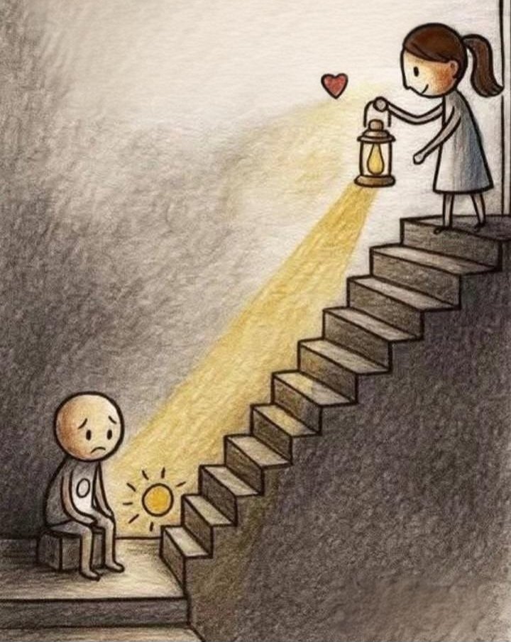 Δεν θα ξεχάσω ποτέ εκείνους που ήρθαν με μια λάμπα όταν ήμουν στο σκοτάδι‼️