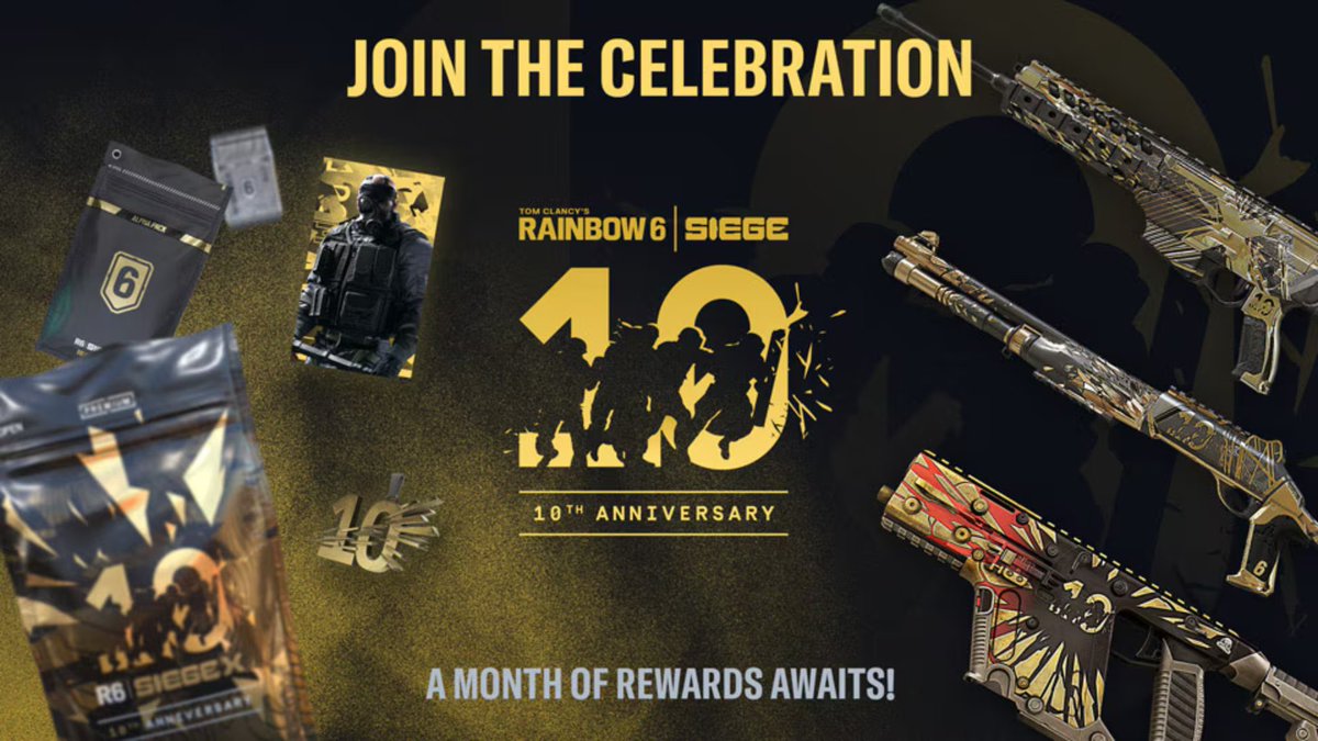 🇩🇪 Stream heute die neue #RainbowSixSiege season sobald sie live ist, freu mich schon. 

🇺🇸 im gonna stream the new rainbow season as Soon Its Live