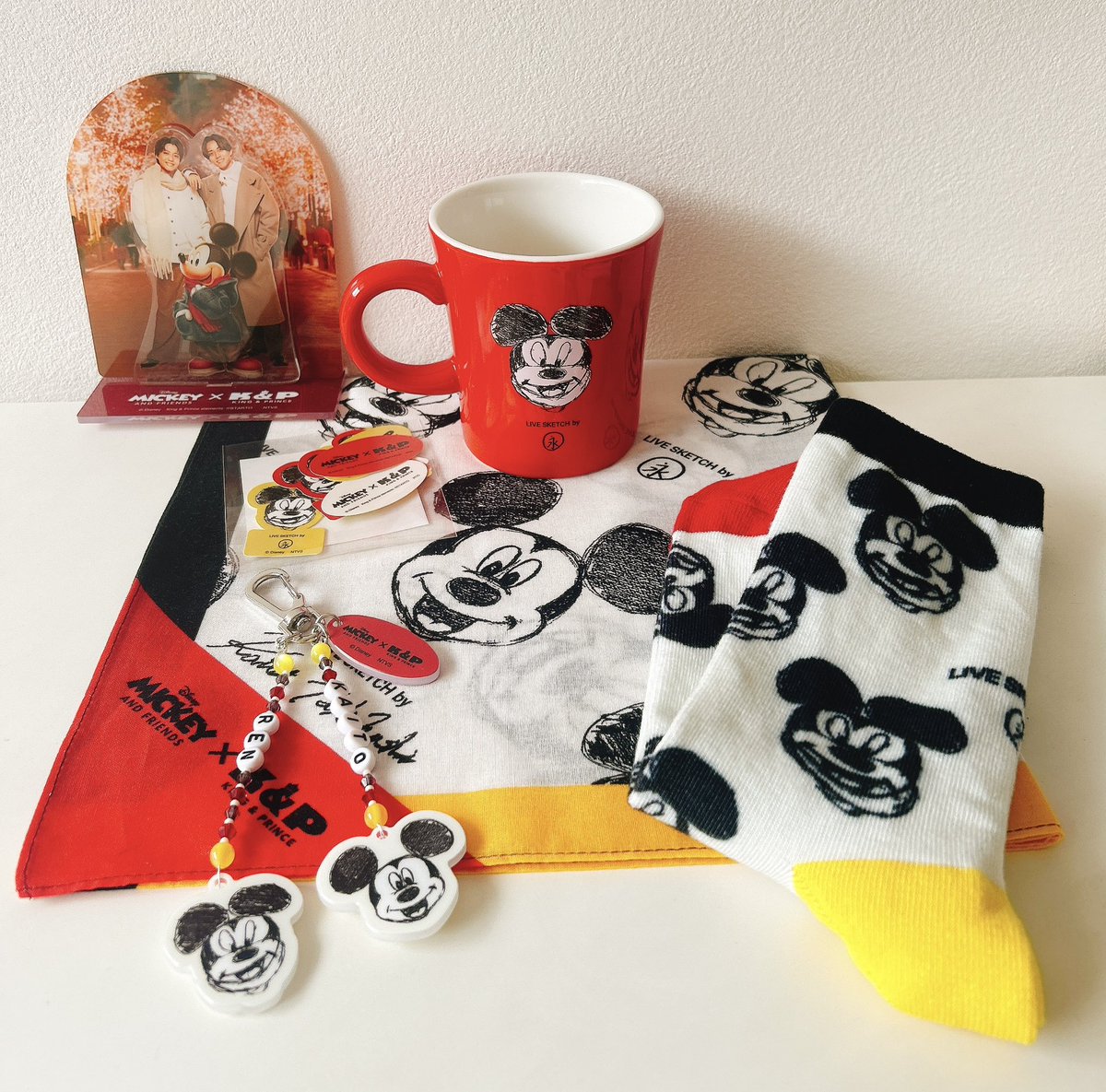 Mickey & Friends × King & Prince 丸の内グッズ 昨日仕事帰りに行こう