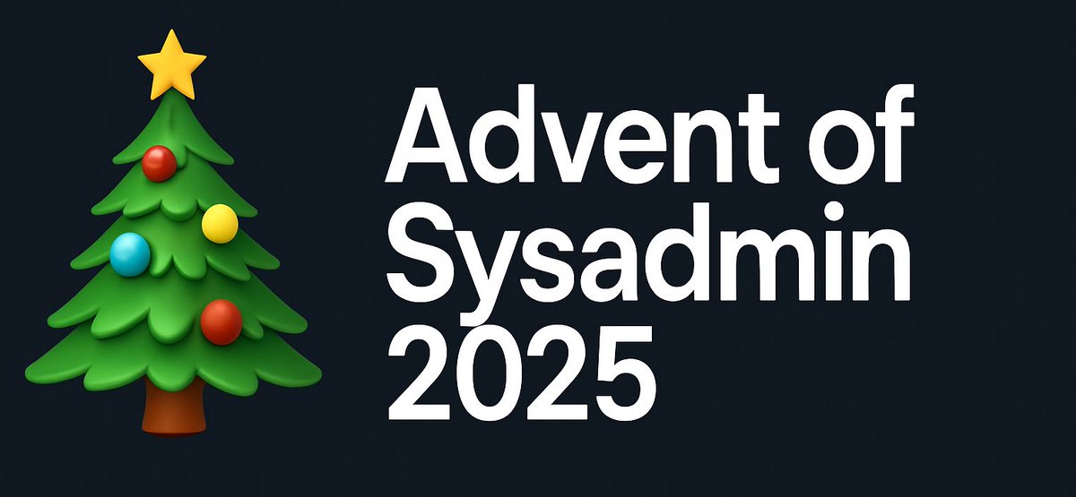 brk0v's tweet image. 🎄 Advent of SRE/DevOps/Sysadmin 2025 is live!
12 days of beautifully broken servers to fix 👇
sadservers.com/advent
#sre #devops #sysadmin