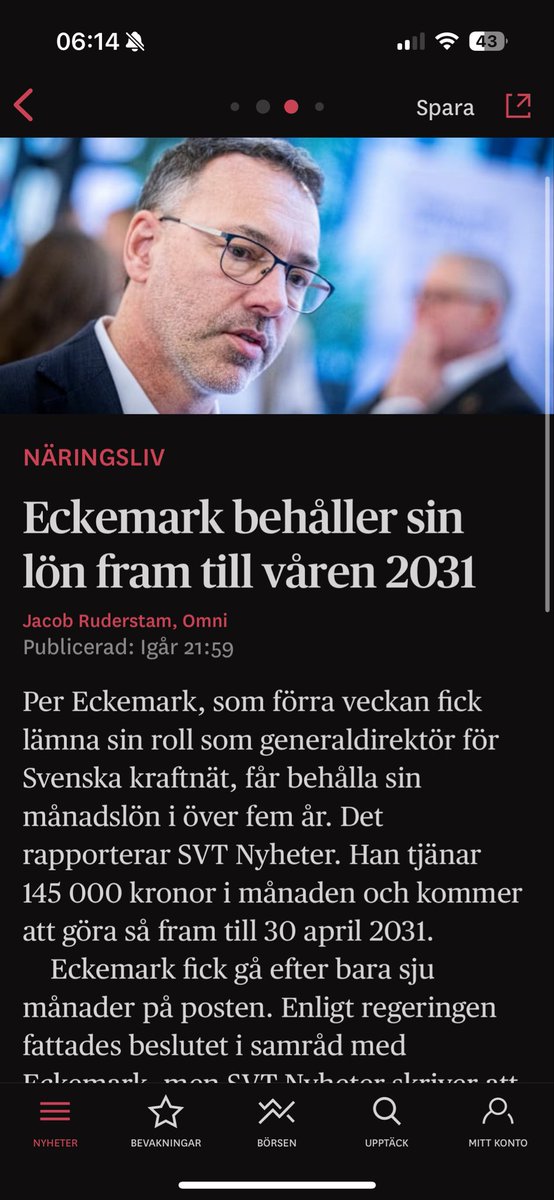 Kan någon smart person förklara varför han får lön i 5 år efter avsked?