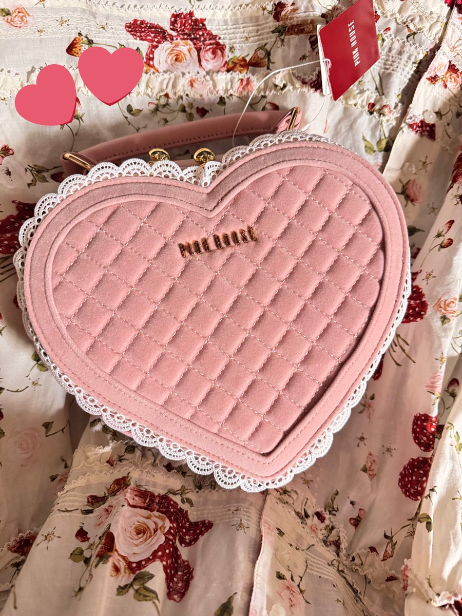 あとお取り置きした♡バックもお迎えしてきた🩷可愛い〜😍