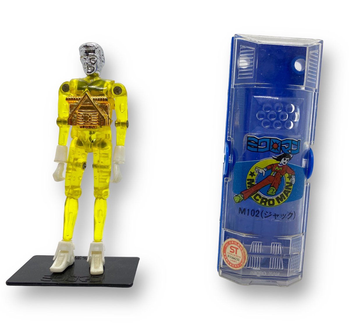 ミクロマンM102ジャック 腕力が一番強く、ガッツがある熱血漢。テレビ