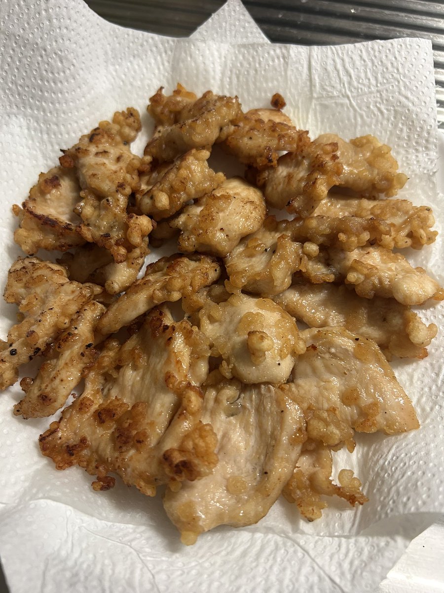 arc_DQX_polaris's tweet image. #アーク・クッキング
今夜は鳥胸肉の天かす揚げ