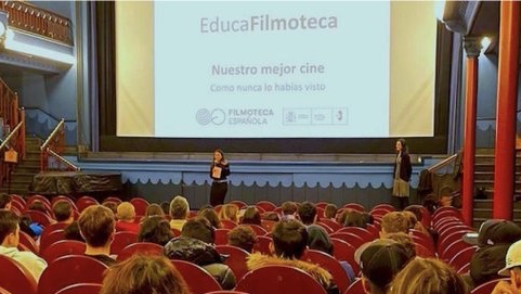🎥 Llega EducaFilmoteca 25/26, una nueva temporada de cine y educación con la <a href="/Filmoteca_es/">Filmoteca Española</a> 
 
🎬 Sesiones  online y gratuitas para centros educativos.  👉🏼 platinoeduca.com