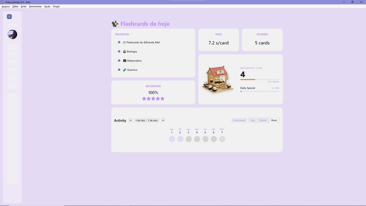 estuda_mel's tweet image. Bomm dia, study, aqui seguimos de anki nosso de cada dia 🏋🏽‍♀️