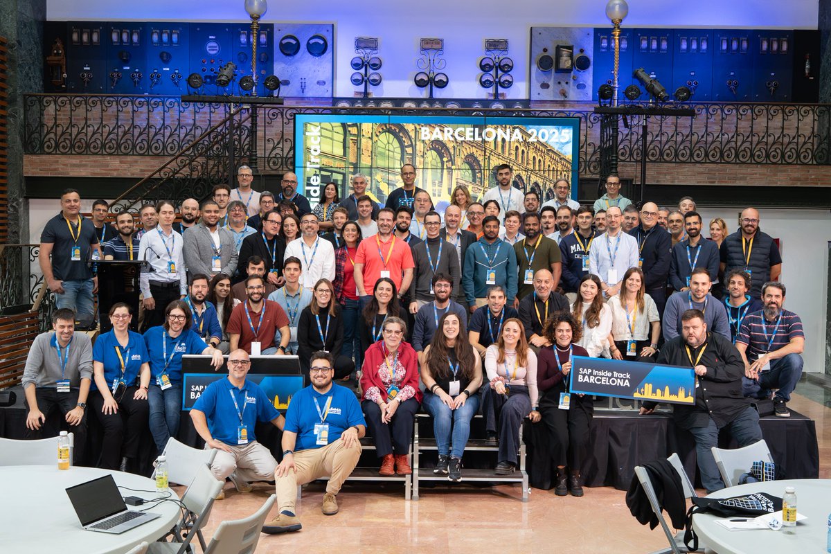 david_ruizb's tweet image. @sitbarcelona 2025: A Celebration of Community, Innovation, and Shared Knowledge. linkedin.com/pulse/sap-insi… 
#SITBarcelona #SAPInsideTrack #SAPCommunity #SAP #SAPBTP #SAPDevelopers #CommunityEvents #BarcelonaTech 
@sap @SAPdevs @SAPCommunity @AUSAPE @SAPInsideTrack