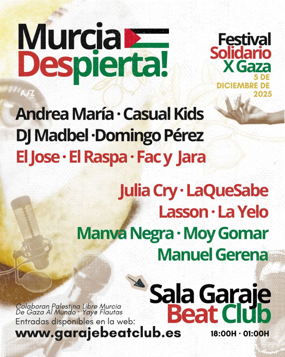 Palestina Libre 🇵🇸 Región de Murcia tweet media