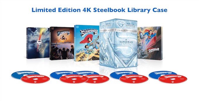 リーヴ版「スーパーマン」5作品US盤4KスチールブックBOXのUHDにエラー