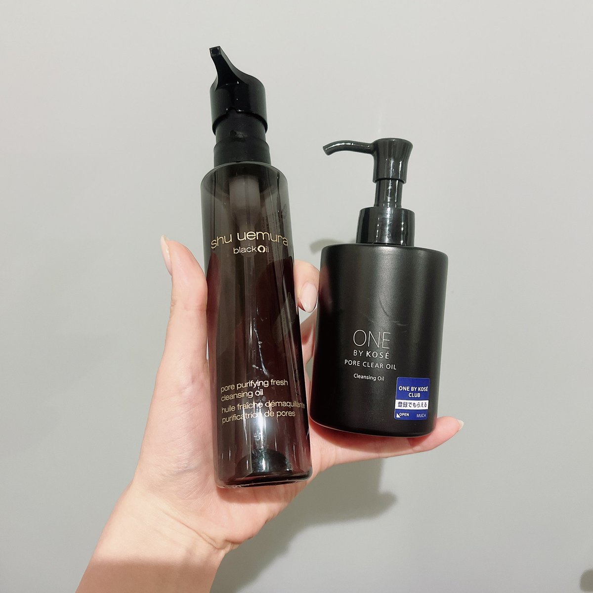 シュウウエムラのブラッククレンジングをリピしてたんだけど、一部の