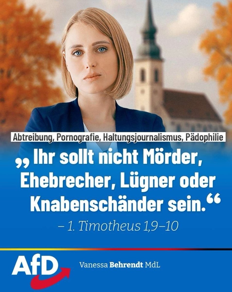 ++ Dieses Bibelzitat ist heute wichtiger denn je! ++

Unsere Gesellschaft entfernt sich immer weiter von den europäischen und christlichen Grundfesten unserer Zivilisation. Sie ermöglichten, dass unser Land lebenswert ist, und noch heute zehren wir davon. Dennoch schämen sich