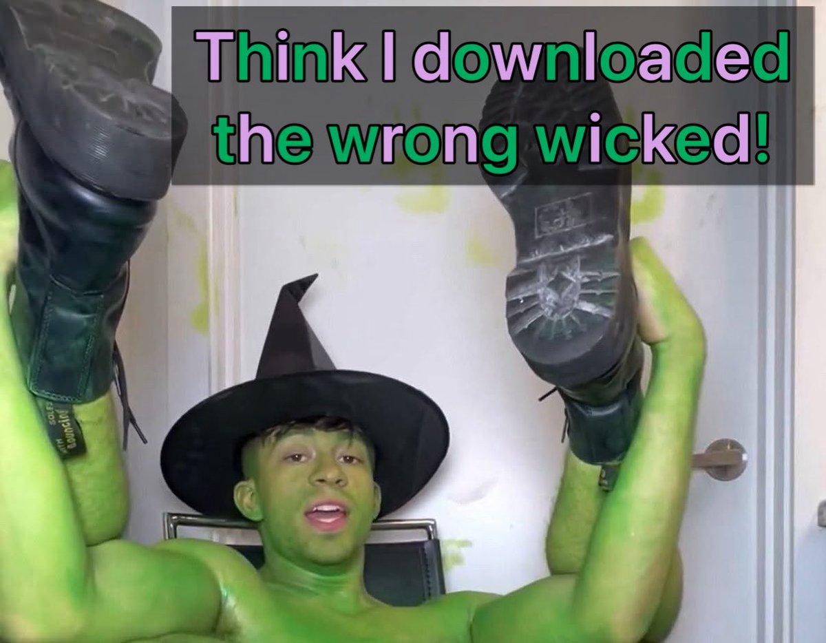 Oops #wicked #Wickedforgood