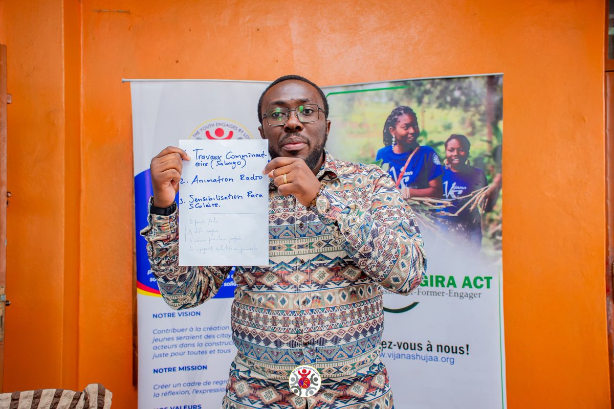 IragiIrenee's tweet photo. Le 28 novembre, j’ai appuyé @RdcShujaa comme consultant externe dans l’évaluation de leurs actions environnementales. Une étape clé pour renforcer l’impact écologique et la participation des jeunes.

@WalloniaBe

#Environnement #Consulting #RDCongo #ClimateAction https://t.co/oQKvRUyva7