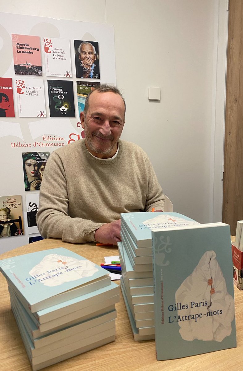 C’était hier, le service de presse de « L’Attrape-mots » aux éditions Heloise d’Ormesson à paraître le 22 janvier 2026