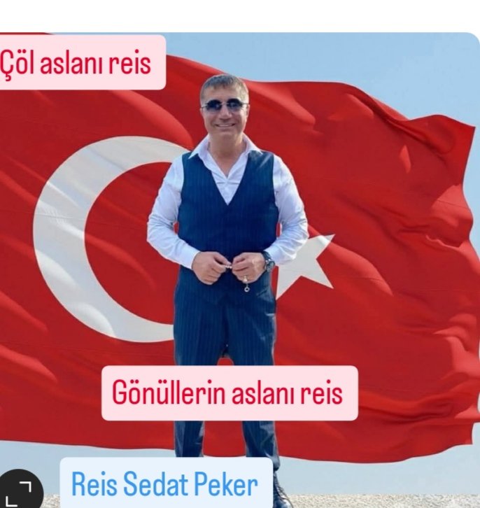 Yüce Allah hariç her zaman dim dik duran hiçbir fırınada bile eğilmeyen reis Sedat Peker bir umuttur yaşamak