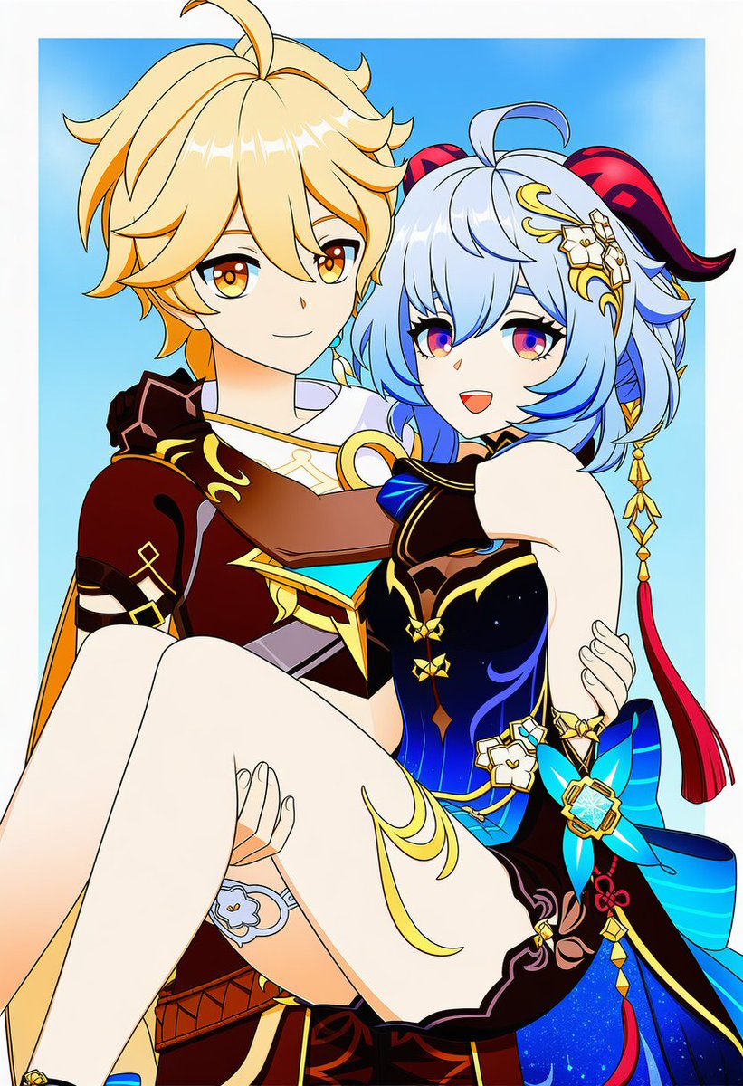 Lychee353's tweet image. Happy birthday Ganyu 
💛🩵

GanyuxAether 

#ganyu #ganyuxaether #aether #aetyu #aetherxganyu #GenshinImpact #couple #genshinimpactwaifus #原神 #hoyoverse #heroin #waifu