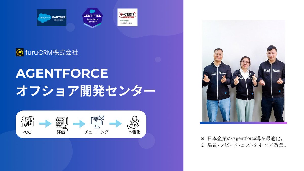 PRTIMES_TECH's tweet image. 【コスト削減・スピード向上】日本企業向けAgentforce特化型オフショア開発センター「AODC」ベトナムに始動！ prtimes.jp/main/html/rd/p…