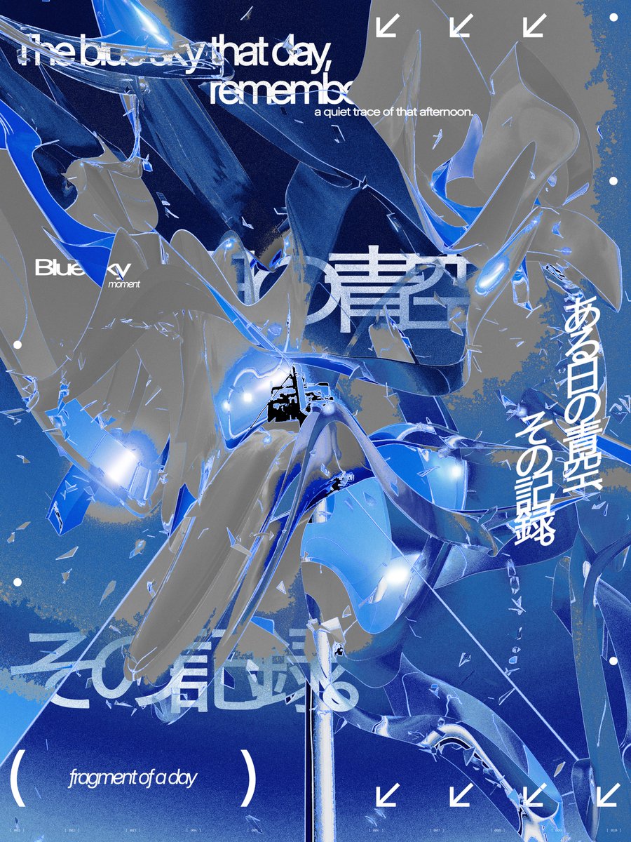 ry0wn's tweet image. Recent blue works💙