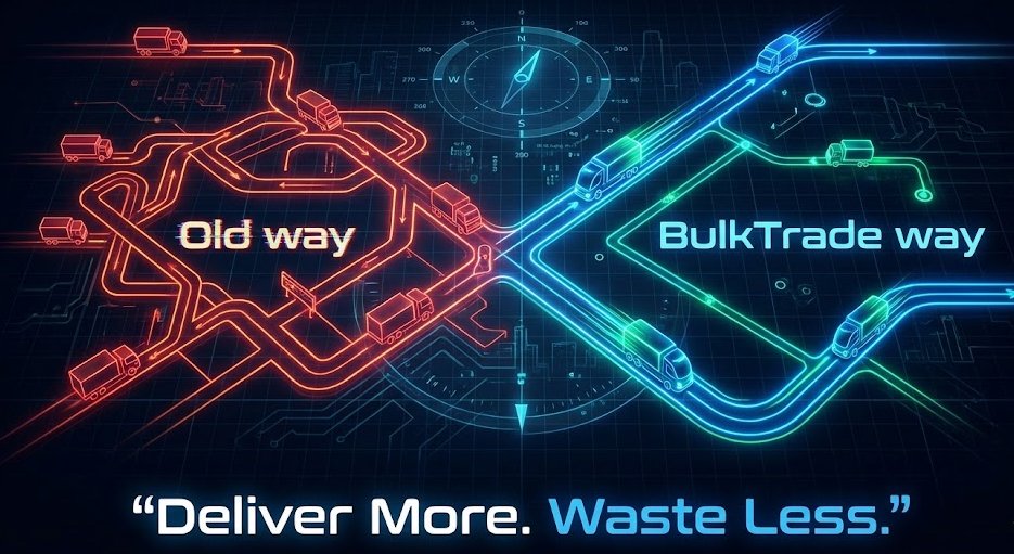 Karnataka49720's tweet image. Logistics shouldn’t be a maze.
BulkTrade turns chaos into clarity —
Real-time routes, smarter loads, bigger profits.
Move goods. Move faster. Move smarter.
#BulkTrade #SupplyChain #LogisticsAI #SmartRouting 
@bulktrade