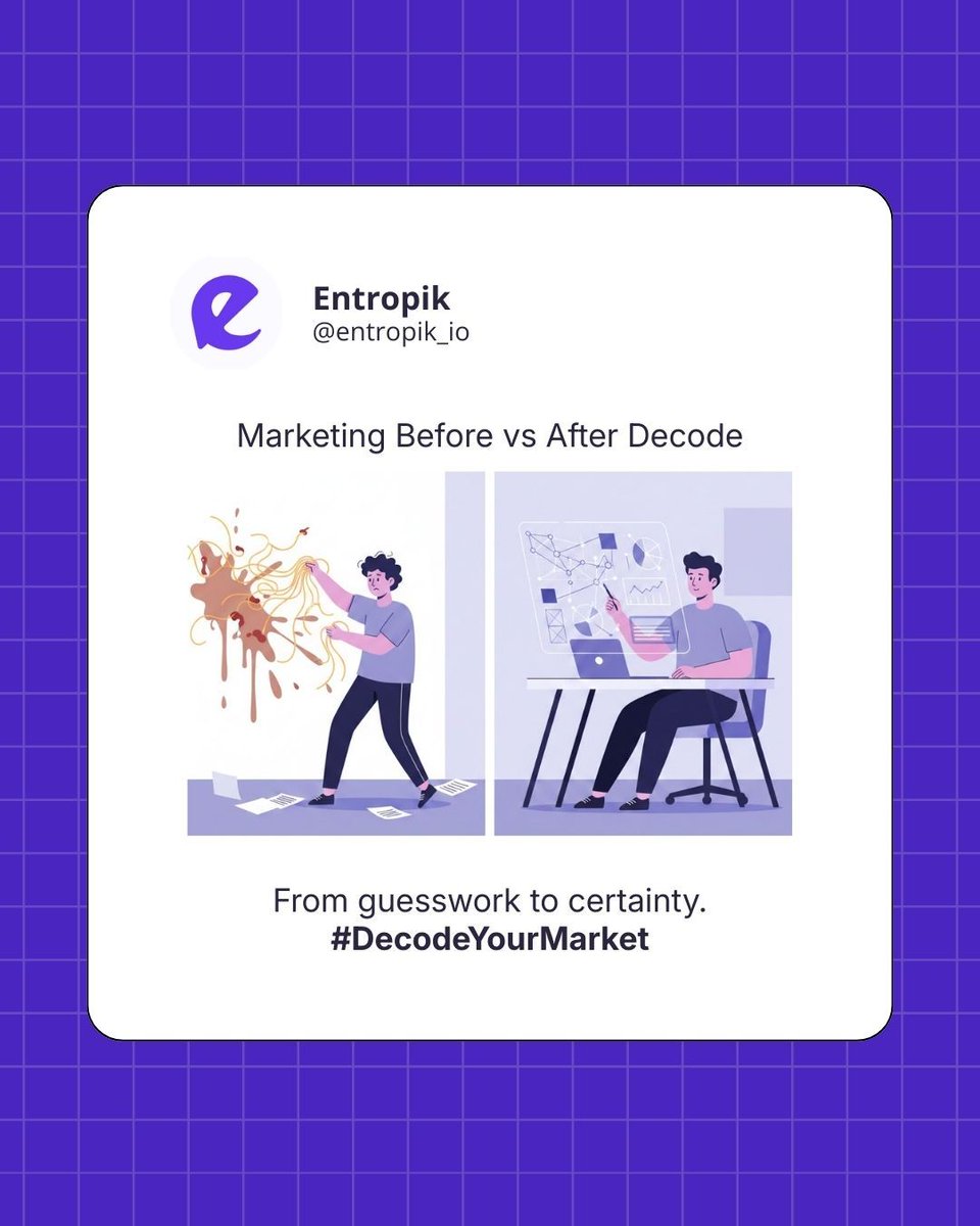 entropik_io's tweet image. From spaghetti tests to surgical precision. Decode turns marketing guesswork into certainty.
Try Decode here → entropik.io
#DecodeYourMarket #EmotionAI #MarketingTech #CustomerInsights #AICX