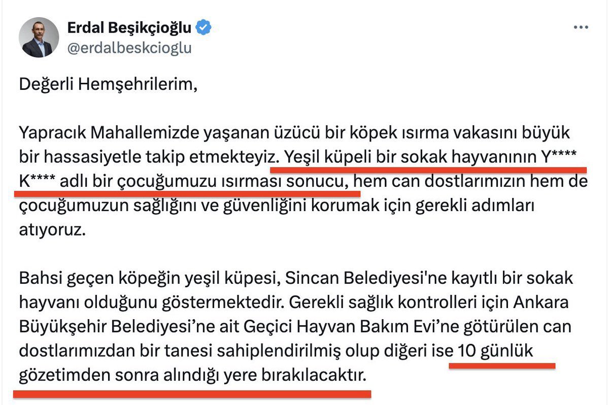 drdsnlms's tweet image. Saldırganlığı tescilli, bir çocuğu yaralamış köpeği &quot;ödül gibi&quot; 10 gün misafir edip tekrar sokağa salmak. Böyle bir belediye başkanının olduğu yerde köpek terörü biter mi?