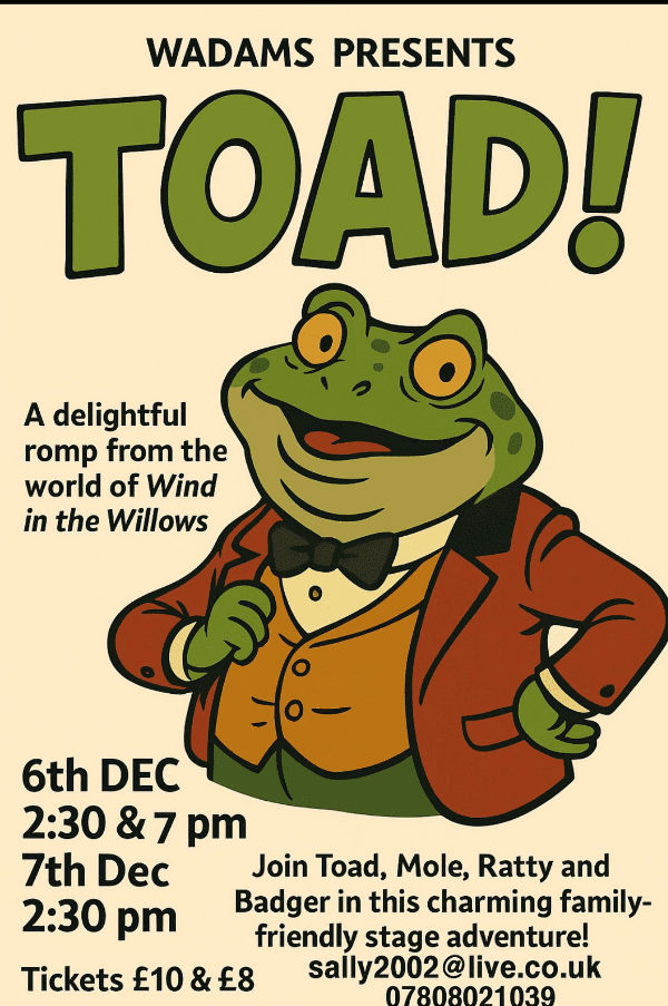 WadamsWroughton's tweet photo. It's show week, everyone! There are still some tickets left for our Christmas panto, so don't miss out. Tickets are available online via https://t.co/deTkOQm6st https://t.co/iLrDNoNNuI