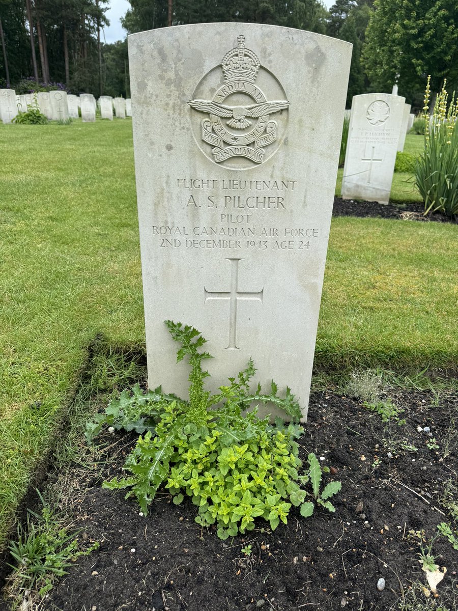 PRU MONUMENT

Today we remember F/Lt Alan Swaine Pilcher 24 of Fort Steele, B.C. Canada (pictured) and navigator F/Lt Donald Frederick Robins 33 of Bournemouth, both of 544 Squadron stationed at RAF Benson. 

Today in 1943 the pair took off in Mosquito LR419 for a reconnaissance