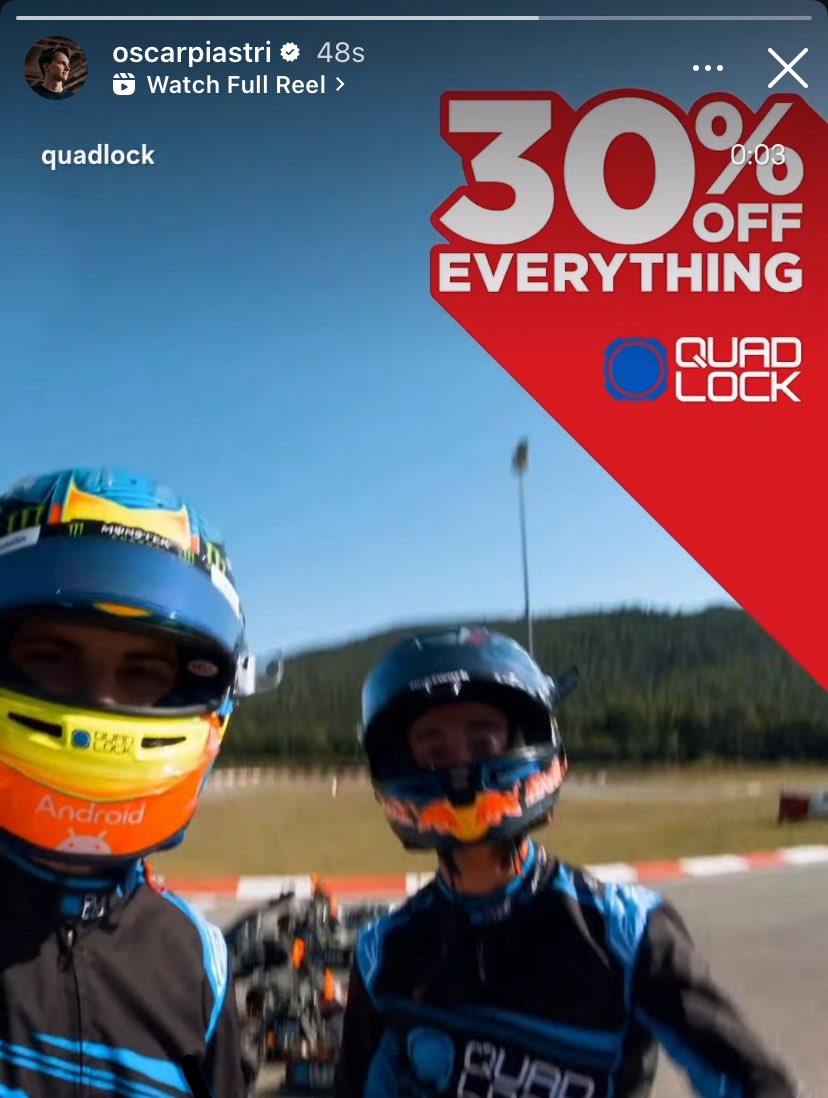 adfreebrowsing's tweet image. oh man i hope oscar’s okay after that race

oscar: 30% OFF EVERYTHING PANTS OFF EVERYTHINGS OFF WE MUST SELL WHAT THE HECK IS A QUADLOCK