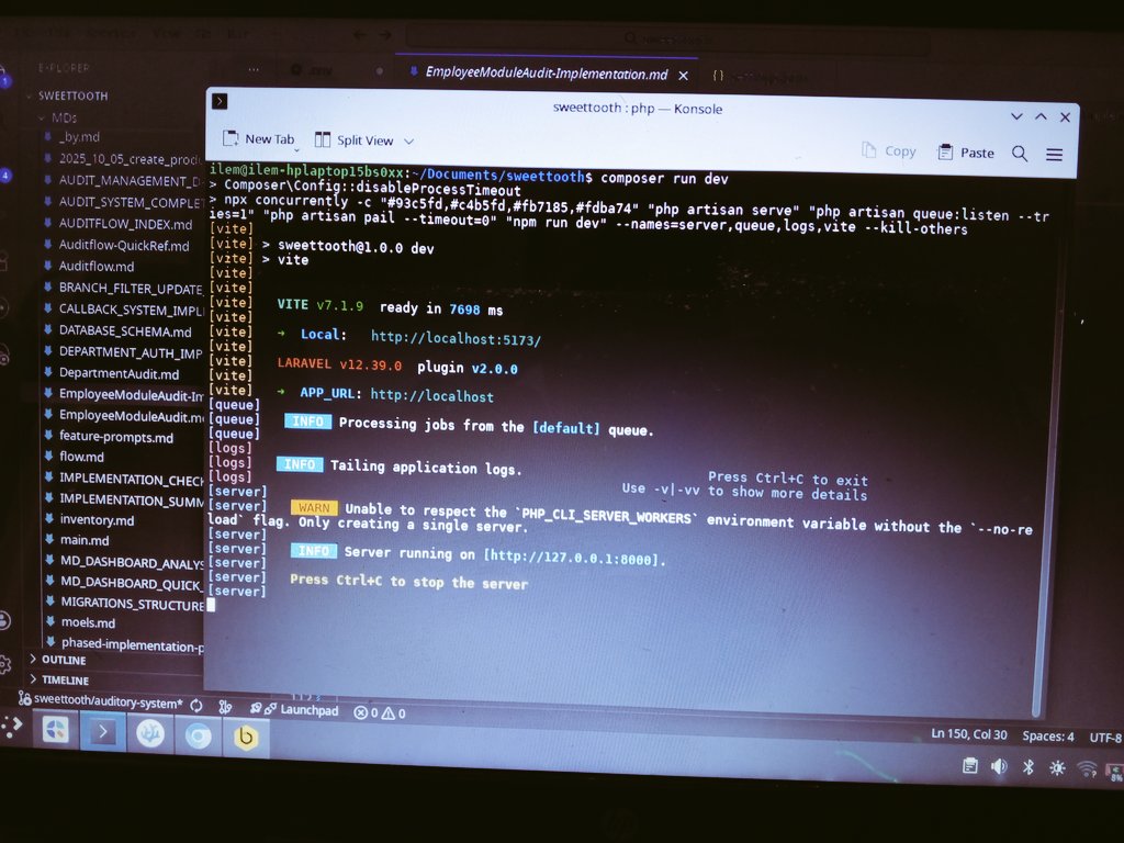 Real_Tecky_Guy's tweet image. Starting work today, December 2nd , 2025 , livewire and laravel beautiful mix #laraveltips #livewire  #php