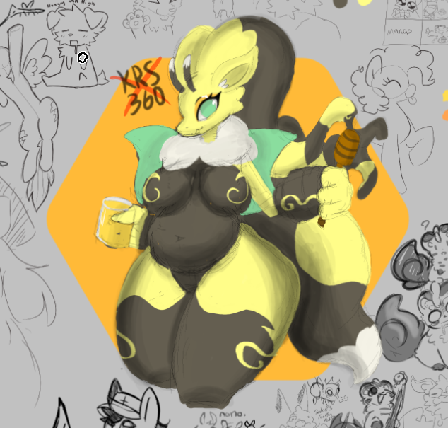 KRSx360's tweet photo. magma drawing of my oc I made while on @FoxanderS magma. First drawing I'm proud of in months, maybe even years. Did I improve in art? idk... prob did https://t.co/mxakghH9e1