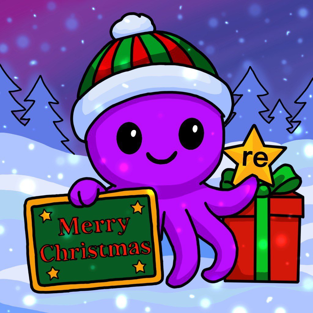 garbar27's tweet image. 💜Octopus wishes everyone a Merry Christmas
@re
@thecliffwhite
@ChazEevee
@st3phdoteth
@miketwinks
@REprotocol
@bleeshy
#ReProtocol #DeFi #Web3Art
