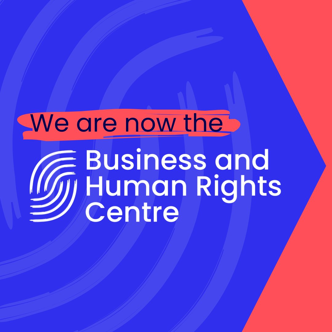 BHRCmedia's tweet photo. 📢 Big news: we are now the Business and Human Rights Centre!

This small but important change reflects the evolving nature of our work and is a simpler, more dynamic reflection of our contribution to the wider business and human rights movement. https://t.co/DsGkyYpMr2 https://t.co/5DzpwCIv4S