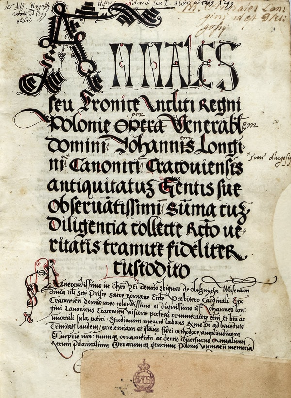 "Stają pośród nas Jan Długosz... i tylu innych biskupów i kapłanów, którzy pozostali nie tylko w pamięci Kościoła, ale również zapisali się w całej narodowej historii i kulturze" #JanPawełII

6⃣1⃣0⃣ lat temu ur. się x. Jan Długosz - historyk, kronikarz i dyplomata.

#PamiętaMY