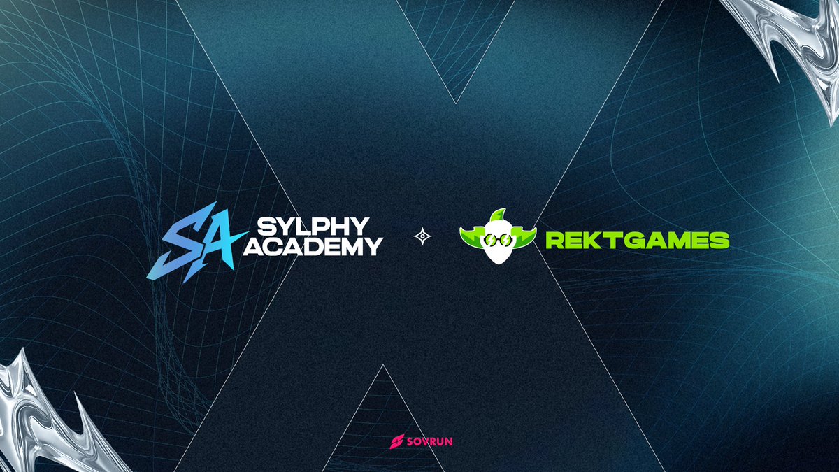 🚨 Partnership Announcement 🚨

Sylphy Academy x <a href="/RektGamesX/">Rekt Games</a> ✨

We’re teaming up with Rekt Games to push the future of Web3 gaming.

Expect cross-ecosystem quests, shared rewards, and new ways to play, build &amp; earn across both worlds.

Two communities. One mission.
Level up the