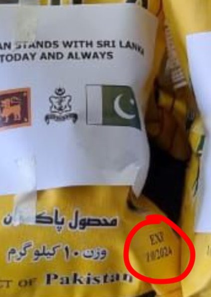 itswpceo's tweet image. Breaking:

Pakistan 🇵🇰 caught sending EXPIRED food items to Srilanka 🇱🇰 Flood victims.