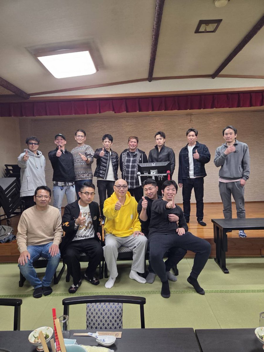 nfc_kaichou's tweet image. 目利きのプロかねだいさんと柳橋一のマグロ屋さん大伸さん主催の忘年会✌😚🍺✨️