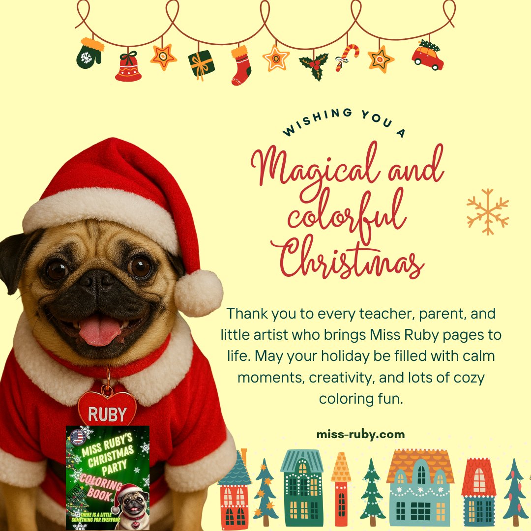 MissRuby's tweet photo. Thank you to every teacher, parent, and little artist who brings Miss Ruby pages to life. May your holiday be filled with calm moments, creativity, and lots of cozy coloring fun.
Discover classroom favorites: https://t.co/tktJaNG3YF
#ChristmasJoy #ColoringForKids #CreativeHoliday https://t.co/As8gF5IT2J