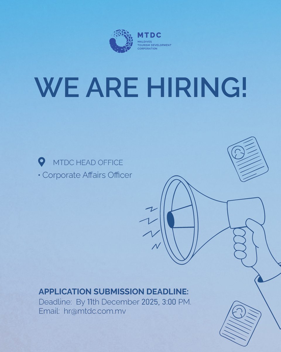 Maldives Tourism Development Corporation PLC tweet media