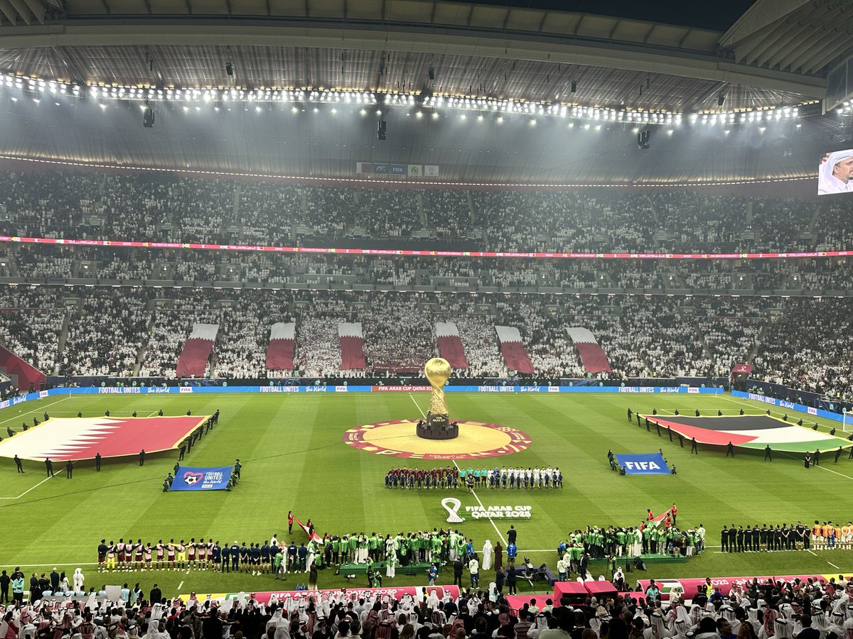 جمهورنا الغالي 🇶🇦 

شكراً لمن حضر وشجع وساند العنابي في استاد البيت 

باقي لنا مباراتين مع سوريا و تونس وهما الاهم 

ننسى مباراه فلسطين و نبارك لهم الفوز  ،، و نفكر فيما هو قادم 

من فرحونا في اسيا 2019 و 2023 و من أوصلونا لكاس العالم 2026 ينتظرون وقفتكم ودعمكم وتشجيعكم .